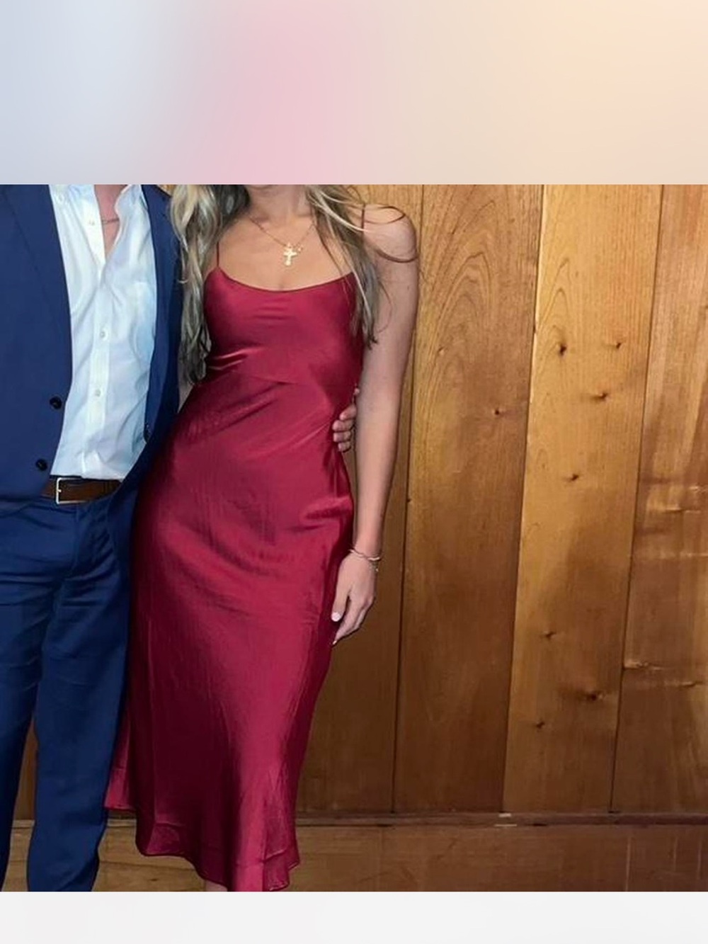 Satin Slip Dress in Deep Wine Red - Bloomingdale’s